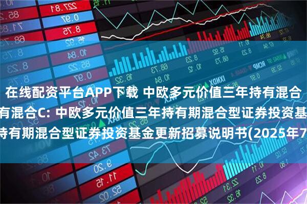 在线配资平台APP下载 中欧多元价值三年持有混合A,中欧多元价值三年持有混合C: 中欧多元价值三年持有期混合型证券投资基金更新招募说明书(2025年7月)